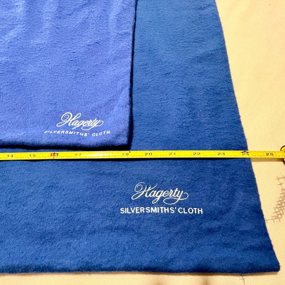 Lot of 10 HAGERTY Silversmiths’ Anti-Tarnish Cloth Storage Bags in Three Sizes - Picture 14 of 15